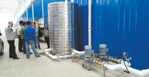 空压机余热热水工程管道应用