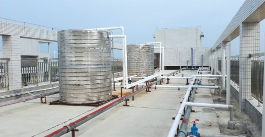 中央热水工程管道应用