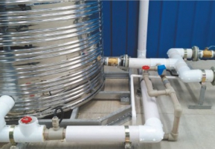 空压机余热热水工程管道应用