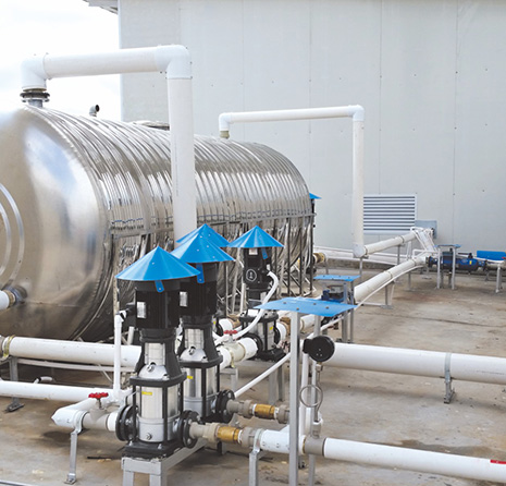 整体工程美观漂亮，管道不弯曲、不变形